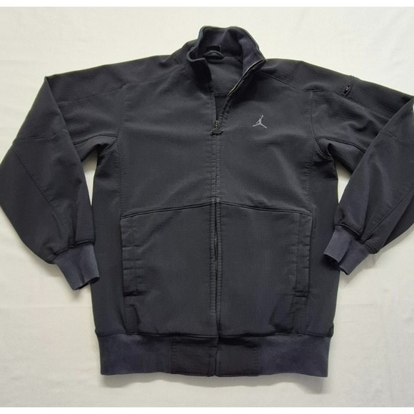 Nike Air Jordan Other - Nike Air Jordan Men's Long Sleeves Activewear Full Zip Black Jacket Sz M Y2K‎